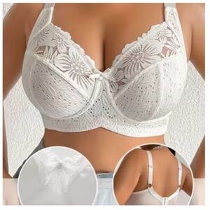 Elegant White Lace Bralette